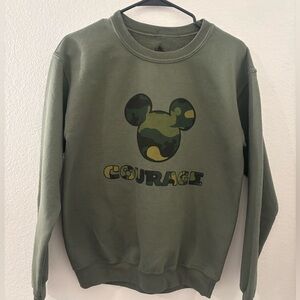 Disney “courage” Camo Crewneck Sweatshirt